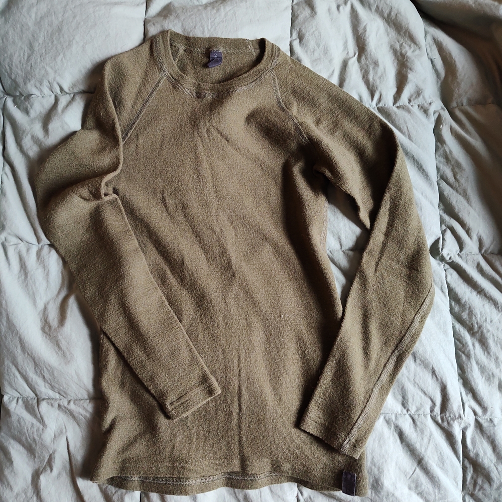 Women's Long Sleeve Tan Top